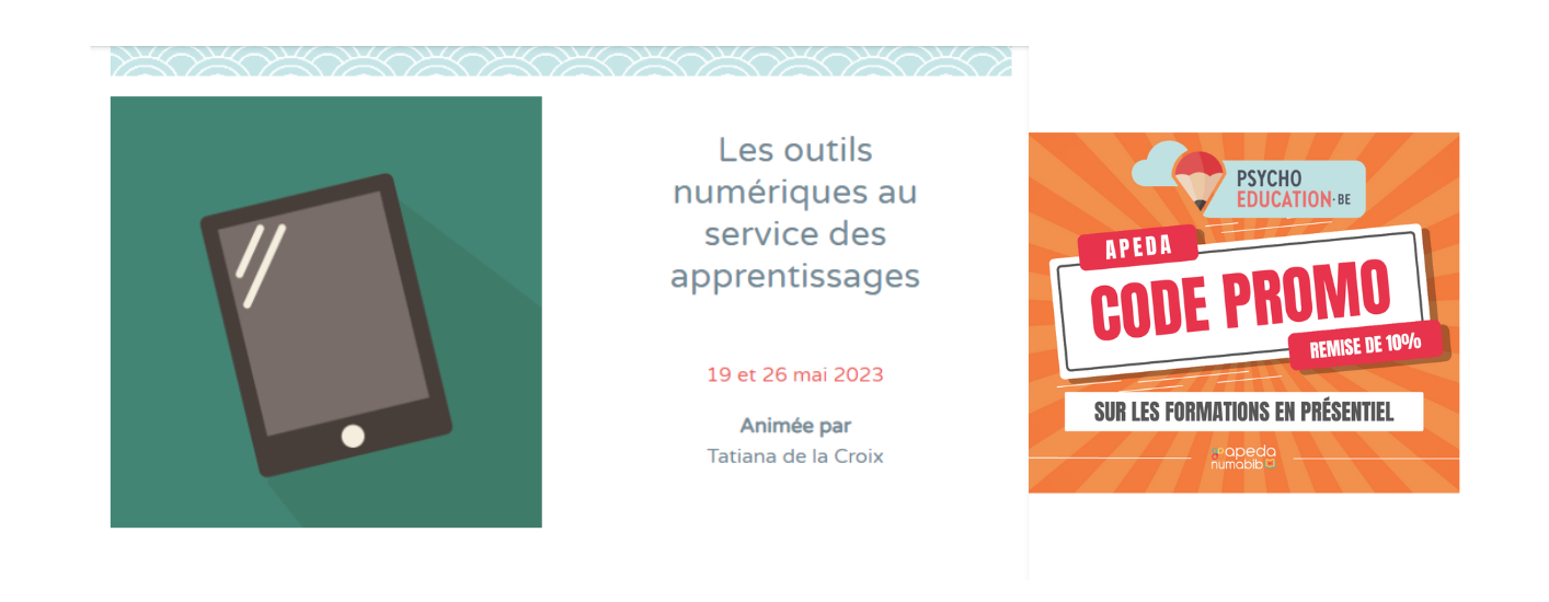 Actualite - Les outils numériques au service des apprentissages