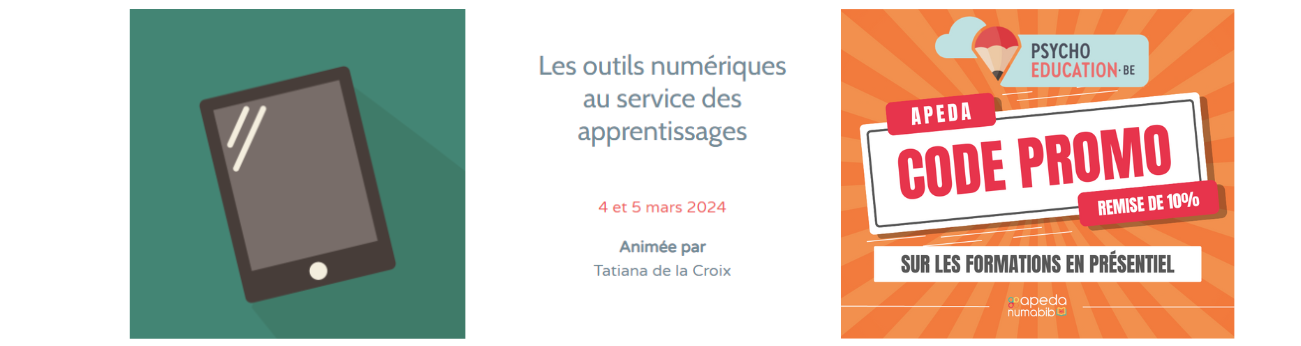 Actualite - Les outils numériques au service des apprentissages – Mars 2024