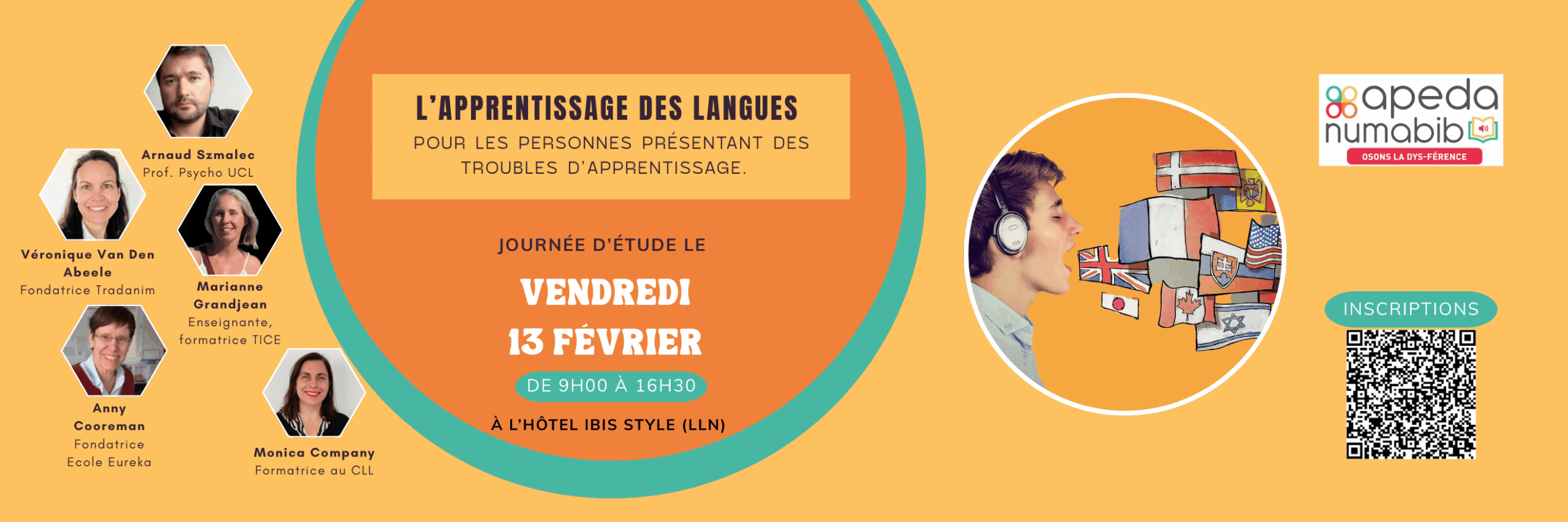 Actualite - Journée d’étude: l’apprentissage des langues chez les personnes présentant des troubles d’apprentissage – Vendredi 13 février à LLN