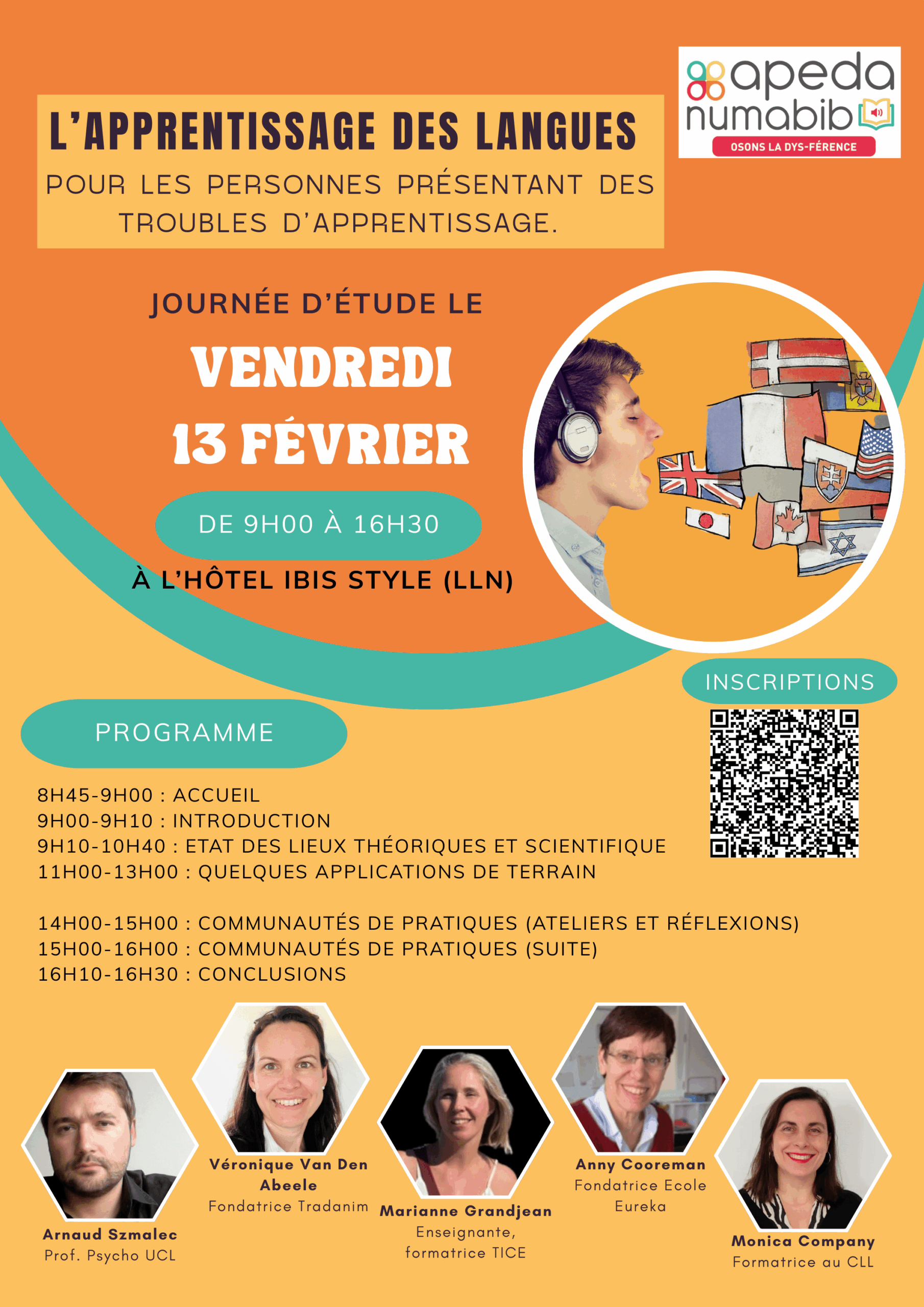 Journée d’étude: l’apprentissage des langues chez les personnes présentant des troubles d’apprentissage